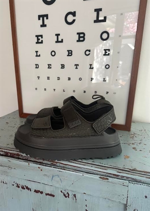 W Goldenglow embossed sandal Dense Smoke UGG 